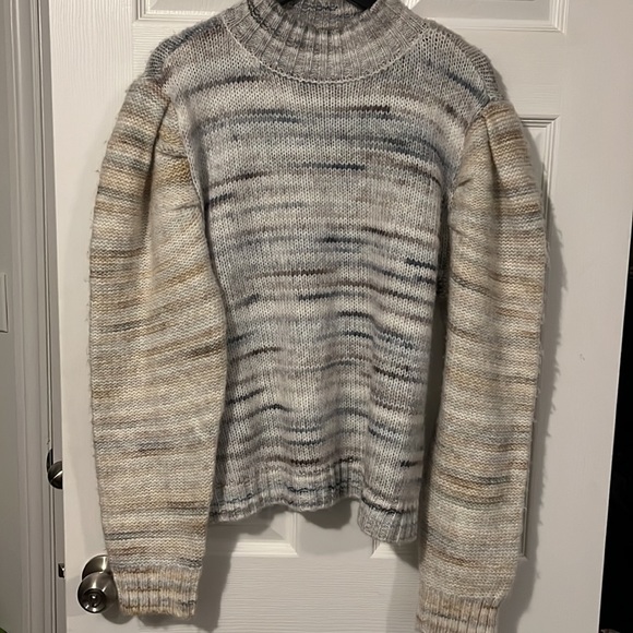 NWT H HALSTON Puff sleeve sweater size XL - Picture 4 of 8